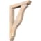 Ekena Millwork Funston Slat Smooth Bracket w/ Offset Brace, Douglas Fir, 5 1/2"W x 30"D x 42"H BKT0604X30X42FST06SDF - alternate 1